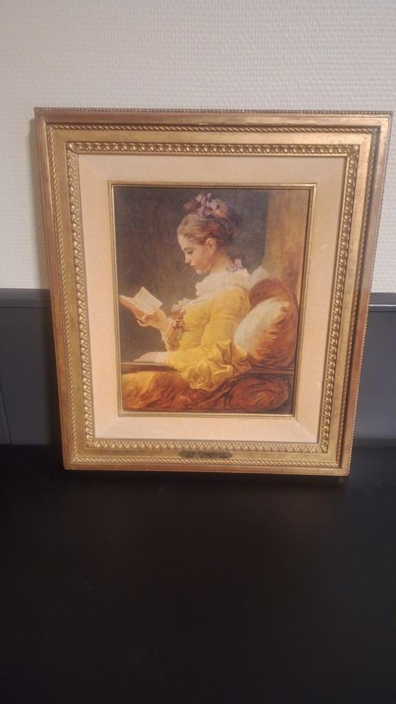 Peinture « La liseuse », Antiquités & Art, Enlèvement