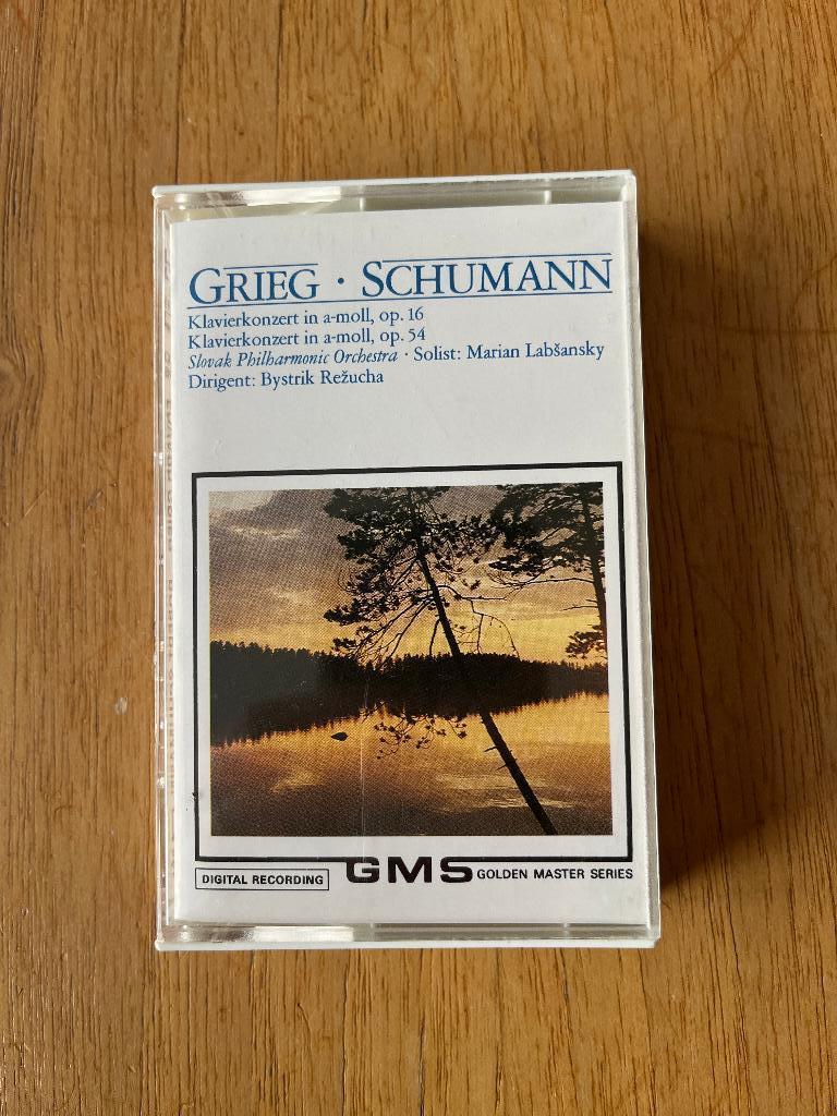 cassette Grieg - Schumann - Slovak Philharmonic Orchestra, Cd's en Dvd's, Cassettebandjes, Klassiek, 1 bandje, Ophalen of Verzenden