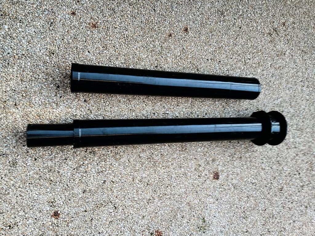 Rookgasafvoer  Ubbink, diameter 100mm lengte 2x 1m, Ophalen, Aluminium