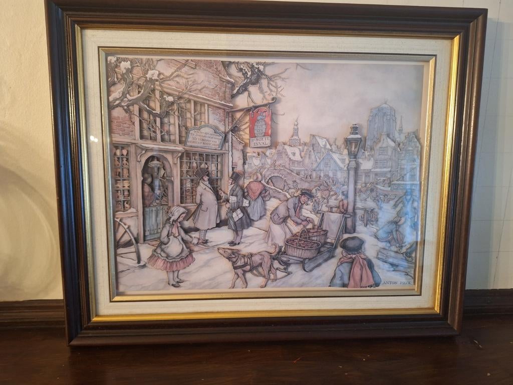 Anton pieck 3d schilderij, Antiquités & Art, Enlèvement