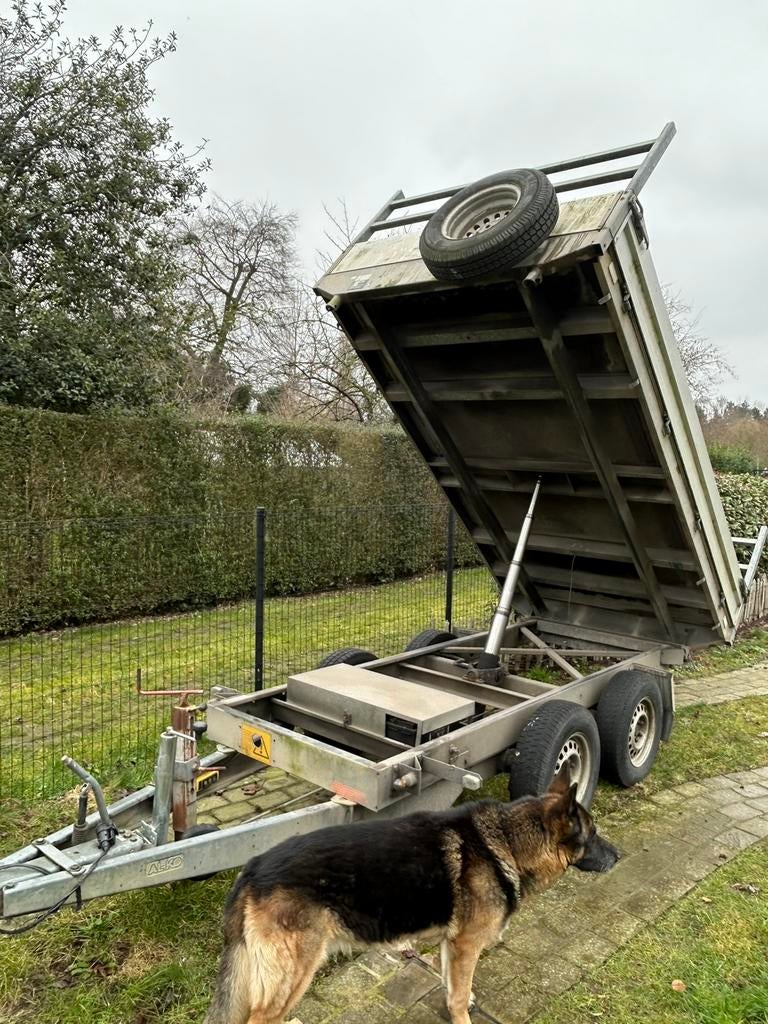 remork / aanhangwagen 3,5 ton 3 kant kippen, Enlèvement