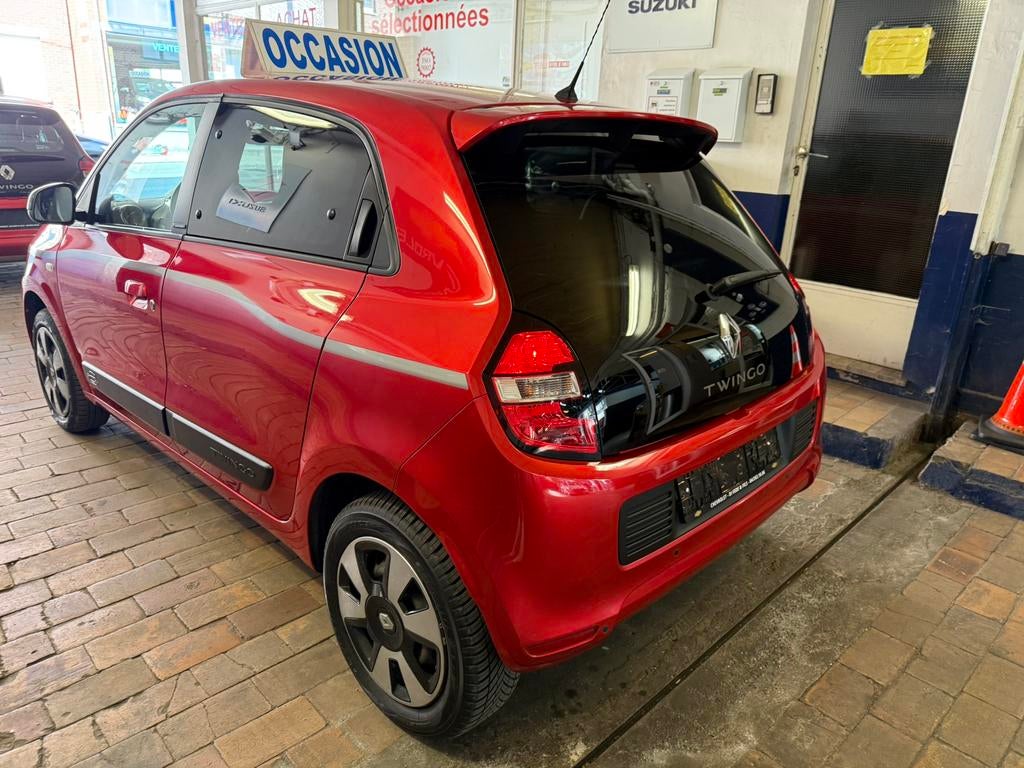 Renault twingo 1.0i 71 cv 2018 airco 59.000 km, Autos, Rouge, Euro 6, Entreprise, Garantie prolongée