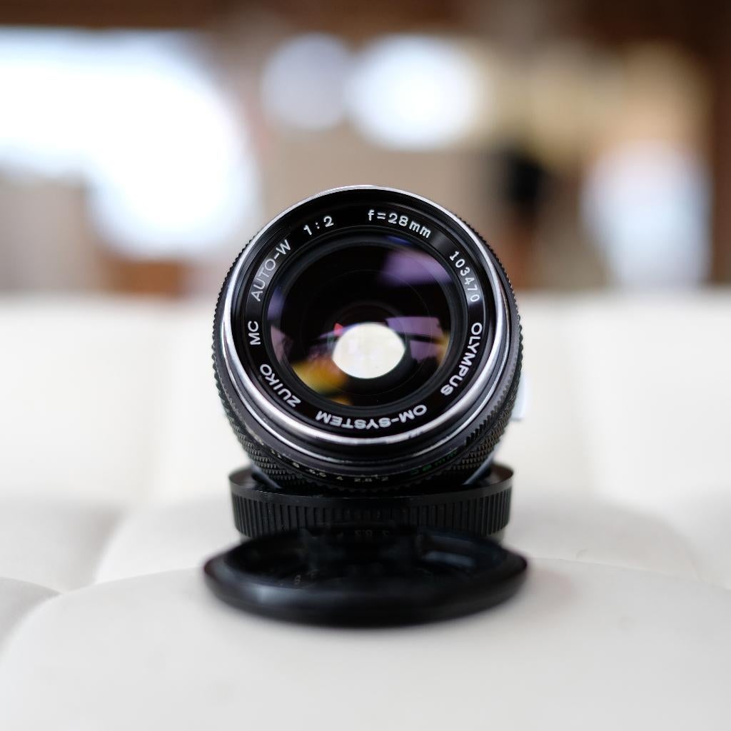 Olympus Zuiko MC Auto-W 28mm f2, TV, Hi-fi & Vidéo, Photo | Lentilles & Objectifs, Enlèvement, Utilisé, Objectif grand angle