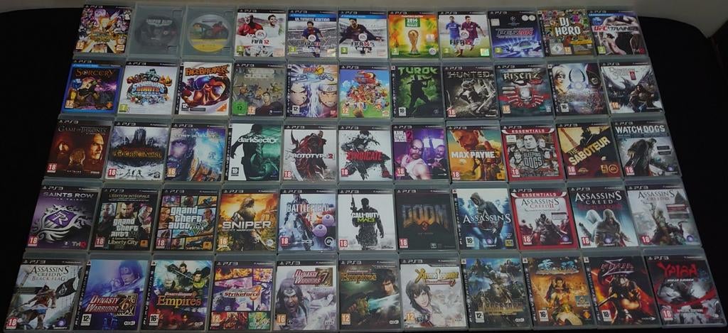 Liste de Jeux Playstation 3, Enlèvement, Comme neuf