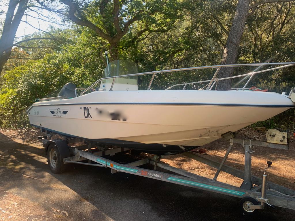 bateau open 6m, 50 ch ou plus, Enlèvement, Utilisé, Moteur hors-bord