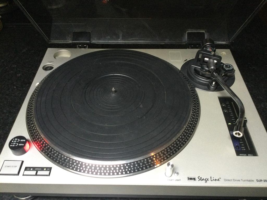 DIRECT DRIVE STAGE LINE SDP202 SL+tête type concorde(option), Enlèvement ou Envoi, Tourne-disque, Réglage pitch