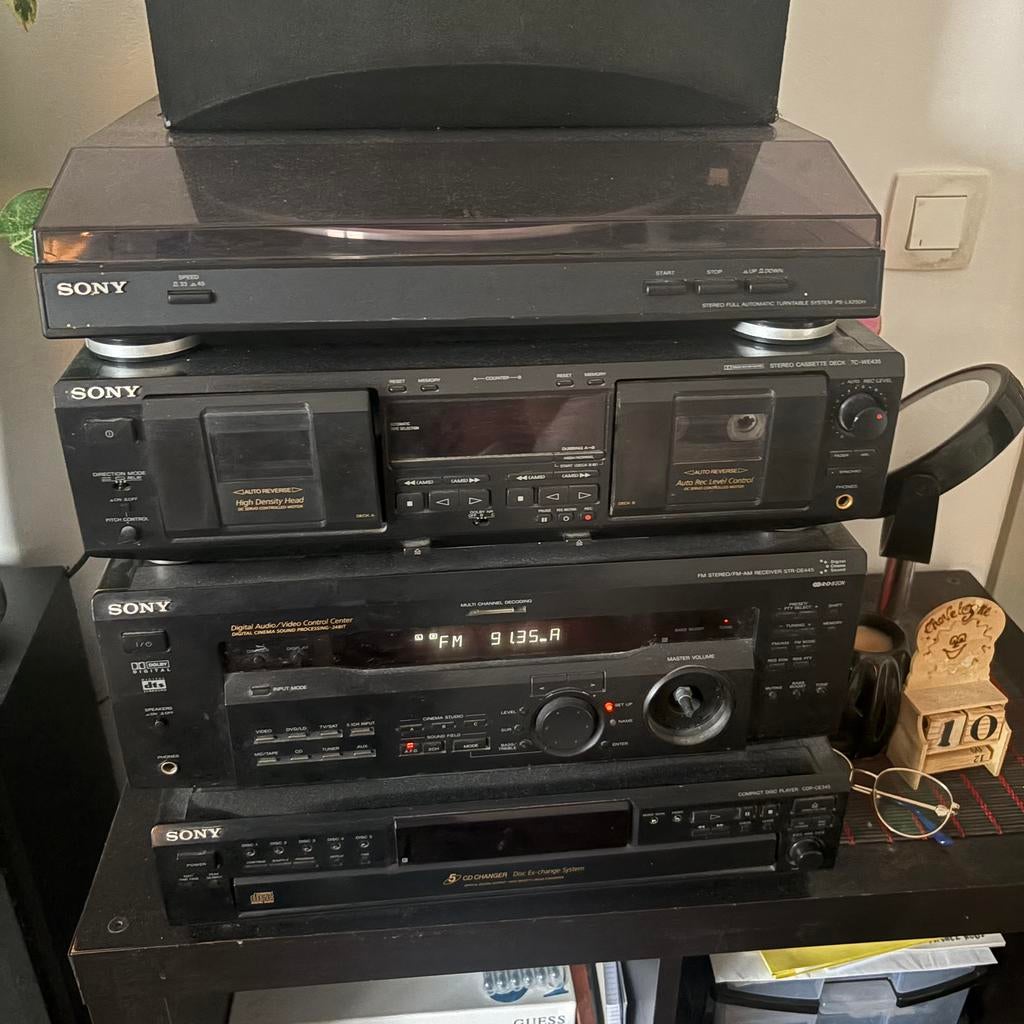 Chaine hifi complete annee 90, Enlèvement, Utilisé, Composants en vrac, Sony