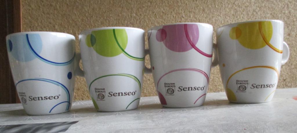 senseo tassen 4x, Keramiek, Nieuw, Ophalen of Verzenden, Overige stijlen