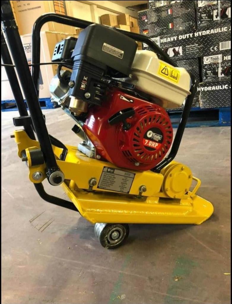 Nieuwe trilplaat met bescherm mat, Ophalen of Verzenden, Nieuw