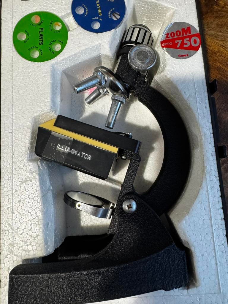 Microscope vintage, TV, Hi-fi & Vidéo, Enlèvement ou Envoi, Comme neuf