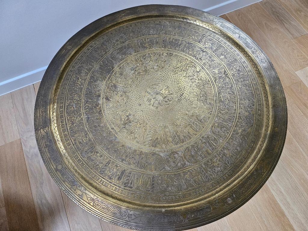 Egyptische salontafel, Ophalen, Overige materialen, Gebruikt, Rond