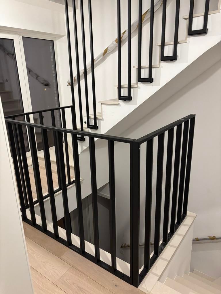 Portes à balustrade et pivotantes - portes en acier, Neuf, Enlèvement ou Envoi, Verre, Porte intérieure