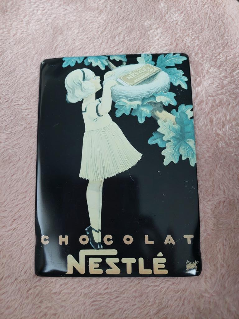 Geëmailleerd metalen bord Nestlé Chocolade 15x21cm, Ophalen
