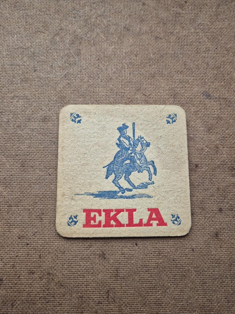 Sous bock Ekla (modèle 1), Collections, Marques de bière, Enlèvement ou Envoi, Utilisé, Sous-bock, Autres marques