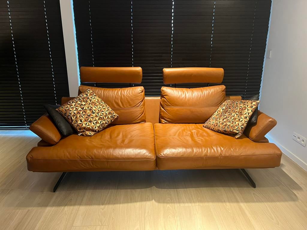 Magnifique fauteuil 2,5 places en cuir à vendre, Maison & Meubles, Fauteuils, Enlèvement, Comme neuf