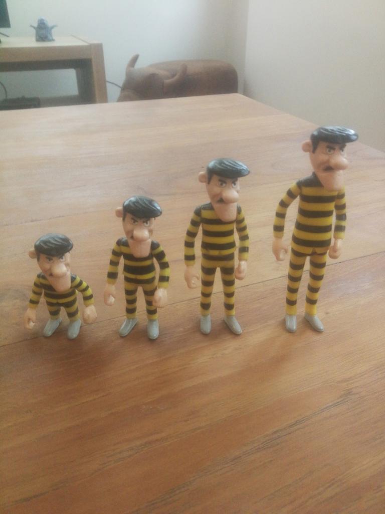 Lucky Lucky - De Daltons figuurtjes, Verzamelen, Ophalen of Verzenden, Zo goed als nieuw