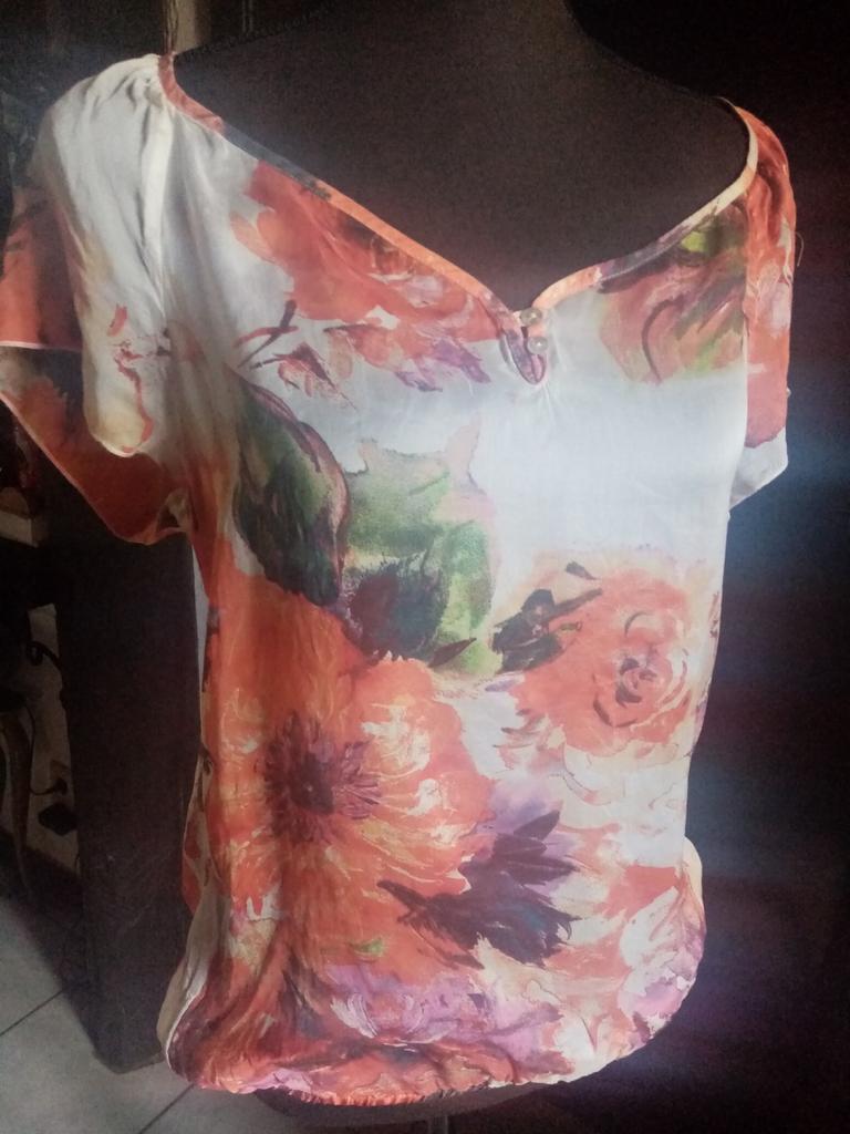 Chemisier cool taille 36 soie véritable - soie 100%, Enlèvement ou Envoi, Comme neuf