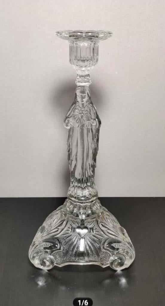 Art-déco kandelaar Val Saint Lambert, Enlèvement ou Envoi, Verre