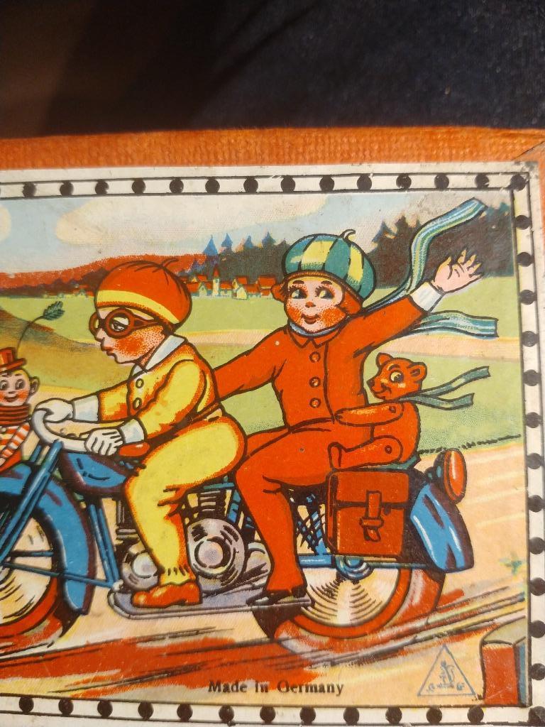 Unieke oude houten blok puzzel 1940-1950 made in Germany, Antiek en Kunst, Ophalen