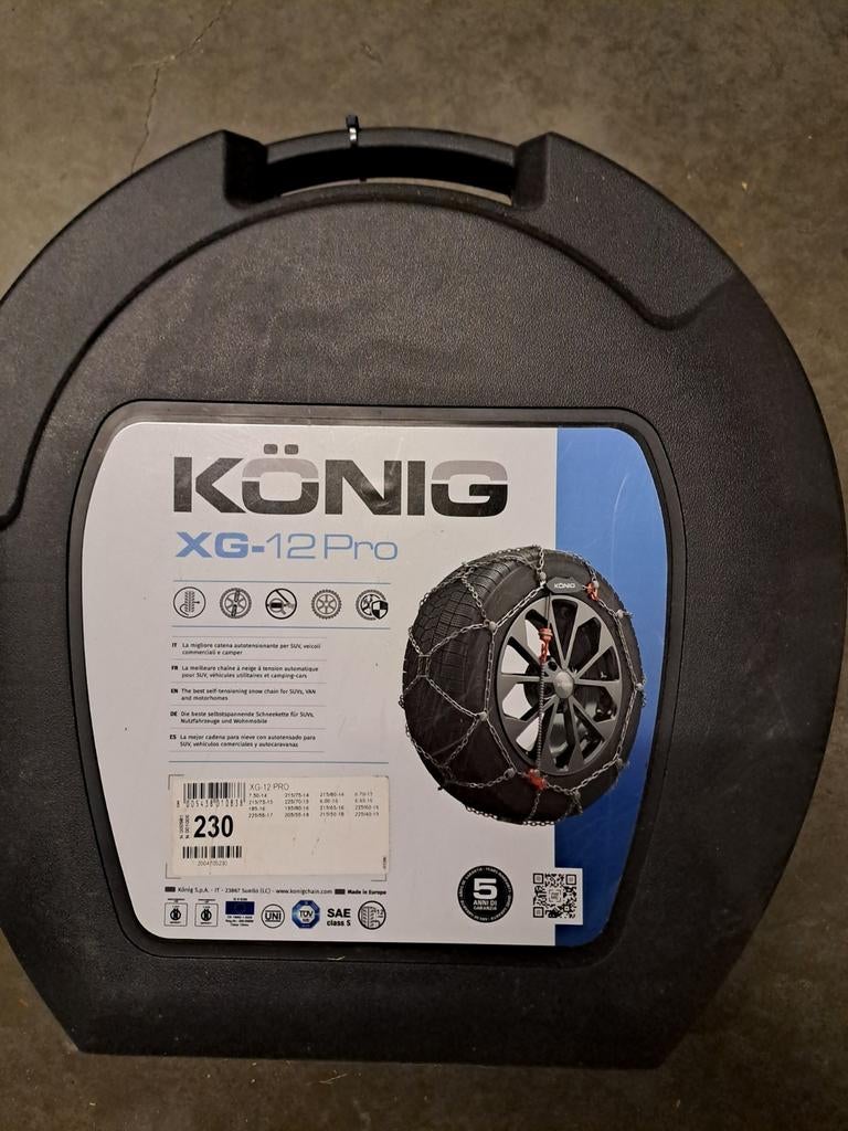 Chaine neige Konig XG-12 (230) pour petit SUV, Autos : Divers, Chaînes, Enlèvement ou Envoi, Neuf