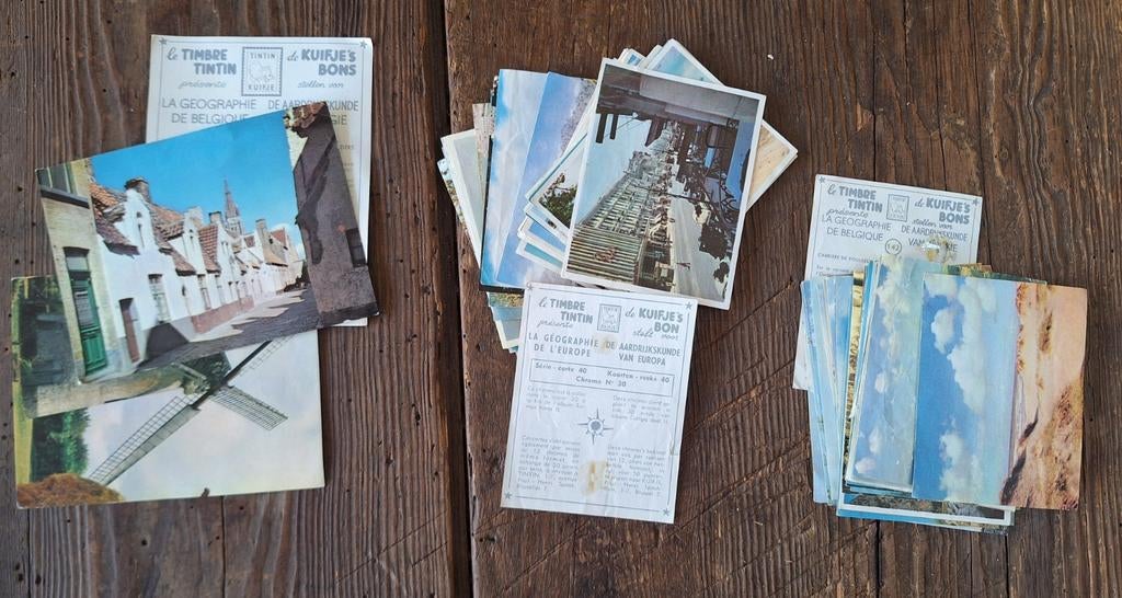 Kuifje tintin punten en kaarten, Ophalen of Verzenden, Zo goed als nieuw