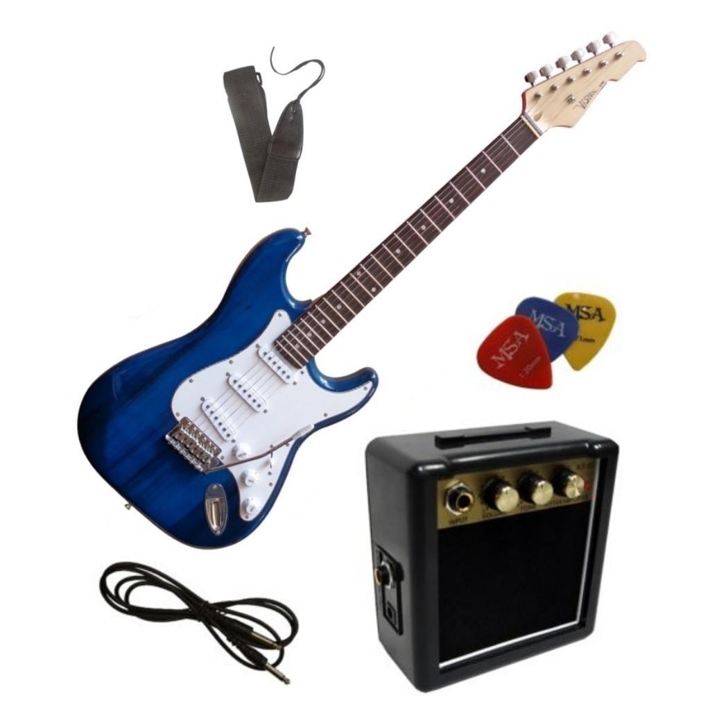 Guitare électrique pour enfants (avec amplificateur), Musique & Instruments, Instruments à corde | Guitares | Électriques, Neuf
