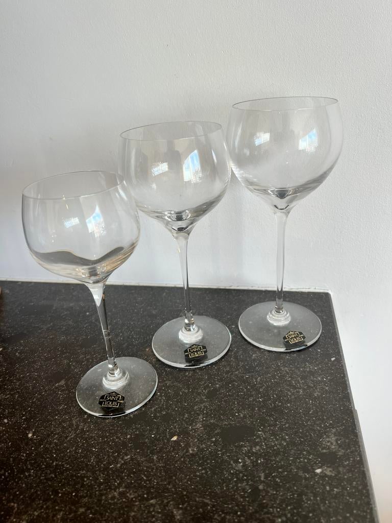 “Saint-Louis France kristal glazen set  loodkristal, Collections, Enlèvement, Comme neuf