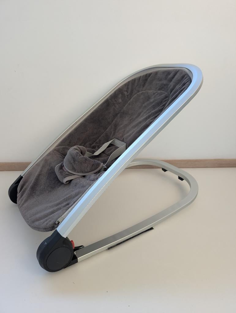 Transat Bébé QUAX – Design Scandinave – Gris & Alu, Enfants & Bébés, Berceaux & Lits, Enlèvement, Utilisé, Berceau