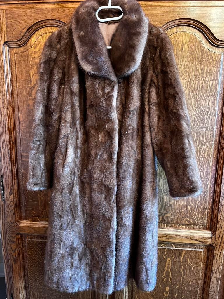 Manteau fourrure femme Vison, pièce de luxe Hudson Liège, XL, Taille 46/48 (XL) ou plus grande, Enlèvement ou Envoi, Comme neuf
