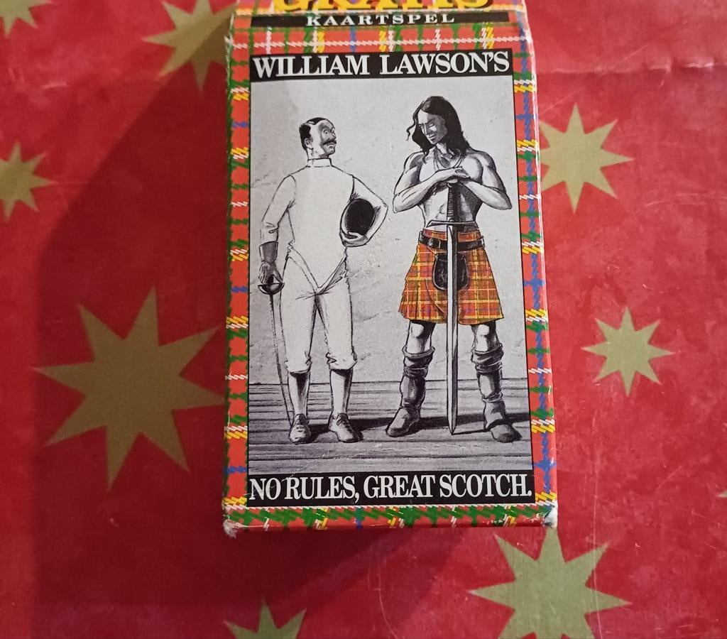 Kaartenspel "William Lawson's" (nieuw), Enlèvement ou Envoi, Carte(s) à jouer