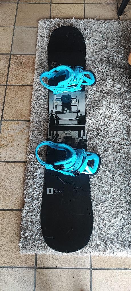 Forum Destroyer 158 Burton mission bindings, Sport en Fitness, Snowboarden, Gebruikt, Bindingen, Ophalen