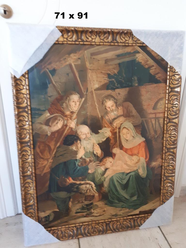 Kader met Kersttafereel, Ophalen of Verzenden