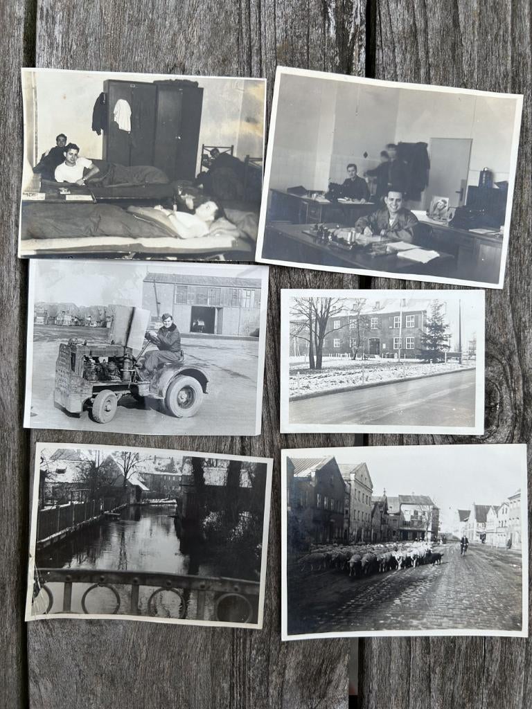 6 photos originales de GIs US WW2 en Allemagne airforce, Enlèvement ou Envoi