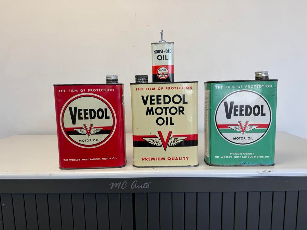 Bidons d'huile Veedol, Collections, Enlèvement ou Envoi