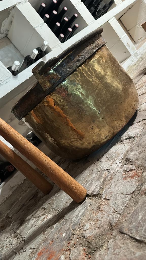 Koperen ketel vintage -Wasketel ?, Ophalen, Gebruikt, Rond