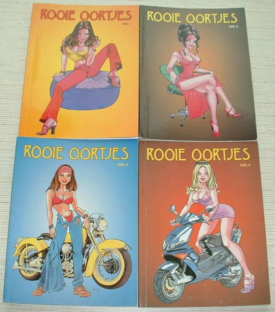 rooie oortjes pocket complete reeks 1-8, Livres, Série complète ou Série, Enlèvement ou Envoi, Comme neuf, Diverse Auteurs