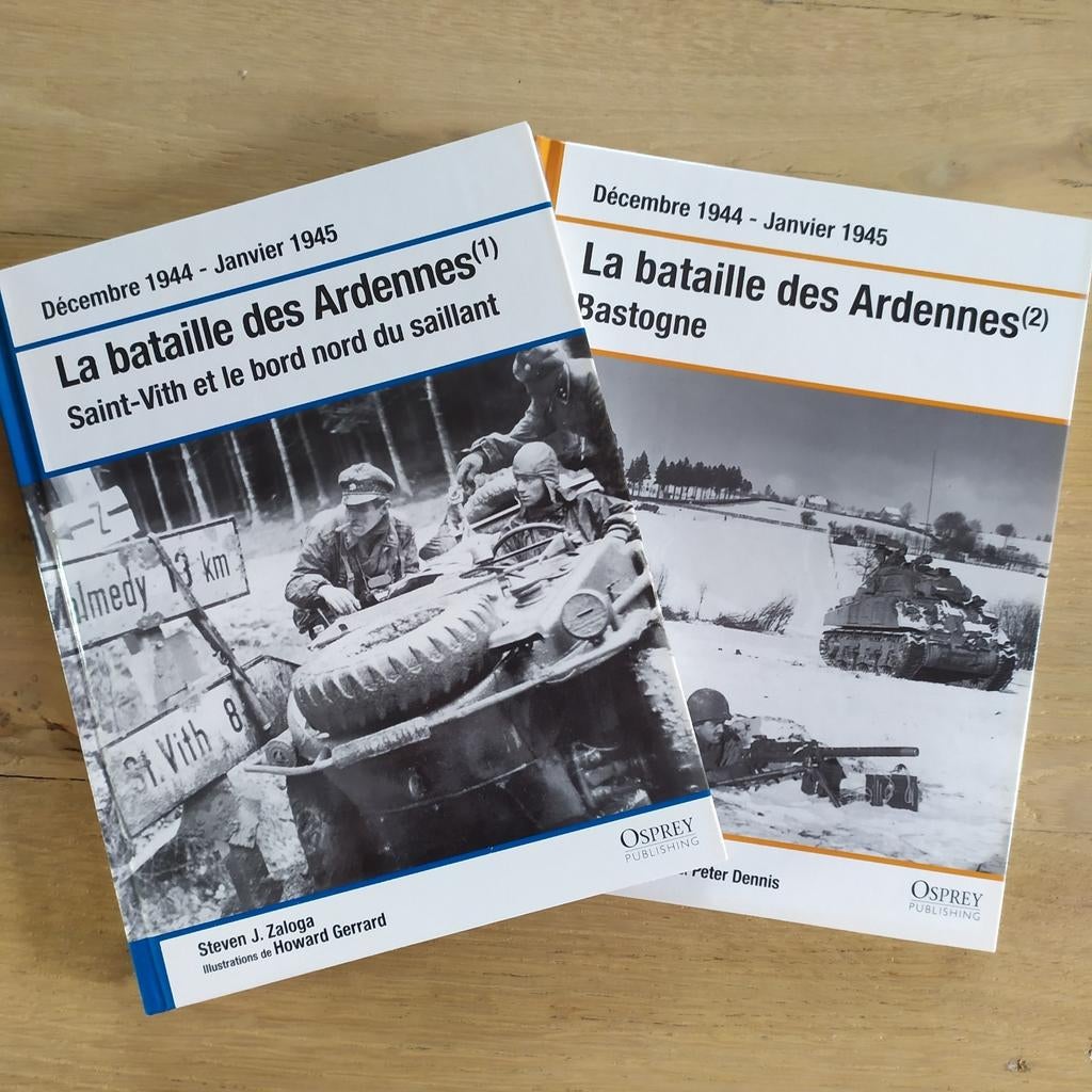 Lot La bataille des Ardennes 1&2 + L'invasion de la Pologne, Livres, Enlèvement ou Envoi, Deuxième Guerre mondiale, Général, Comme neuf
