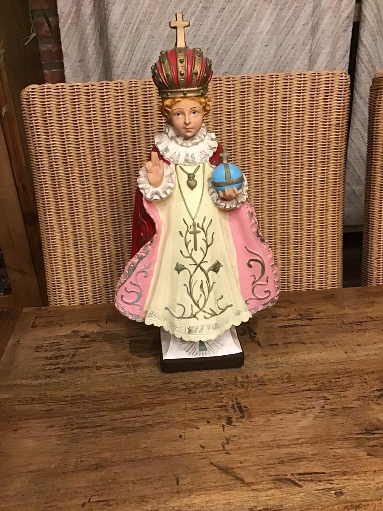 Prachtig beeld Kindje Jezus van Praag, Ophalen of Verzenden