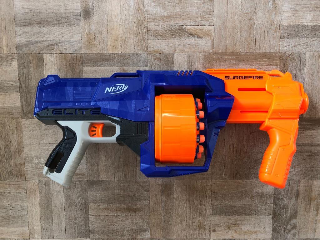 Nerf Elite Surgefire, Enlèvement, Utilisé
