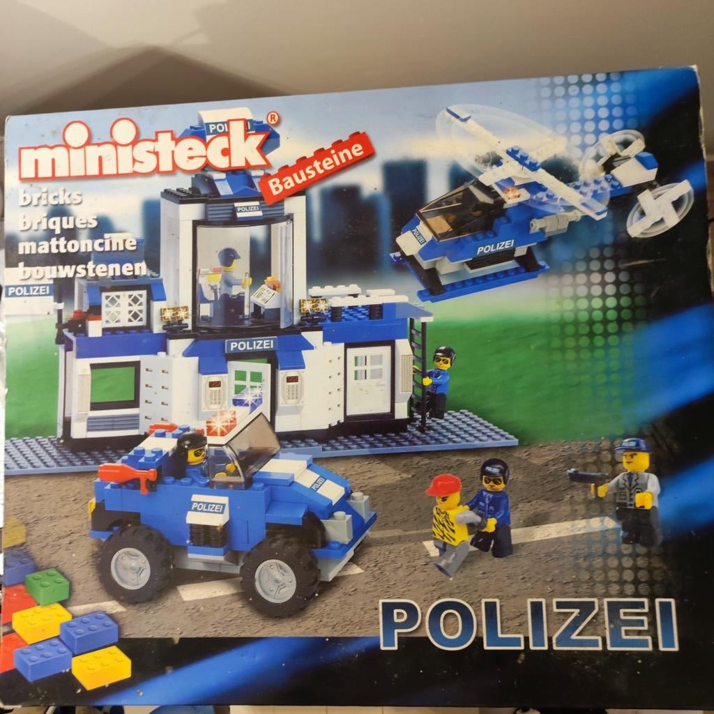 Jeu de construction hôtel de Police compatible avec Lego, Envoi, Comme neuf, Lego