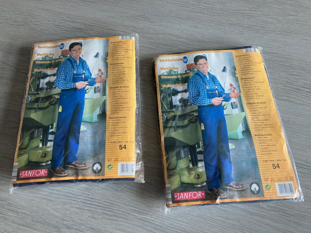 2 werkbroeken SANFOR, maat 54. NIEUWE staat., Heren, Overall, Nieuw, Ophalen of Verzenden