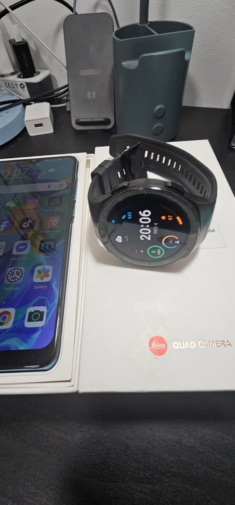 Huawei P30 Pro New Edition met smartwatch GT2, Telecommunicatie, Ophalen