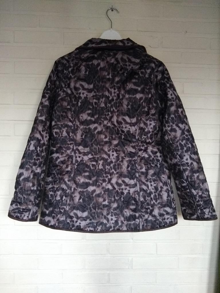 Veste 2 en 1, réversibles : gris uni ou léopard, L, Vêtements | Femmes, Enlèvement, Comme neuf, Taille 42/44 (L), Autres couleurs