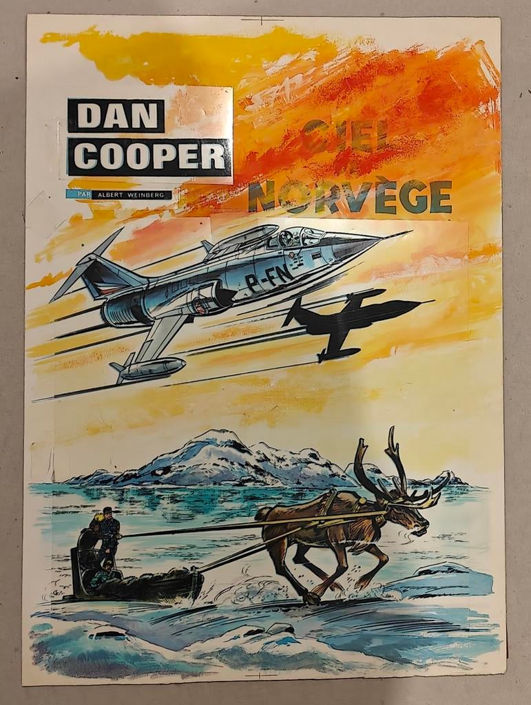 Coloriage Blue Dan Cooper — Ciel de Norvège 1971, Livres, Enlèvement ou Envoi, Neuf, Albert Weinberg
