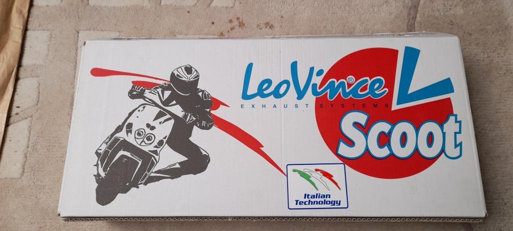Leovince uitlaat Kymco Agility 10"/16", Vélos & Vélomoteurs, Pièces de cyclomoteur | Scooters, Neuf, Kymco, Pot d'échappement