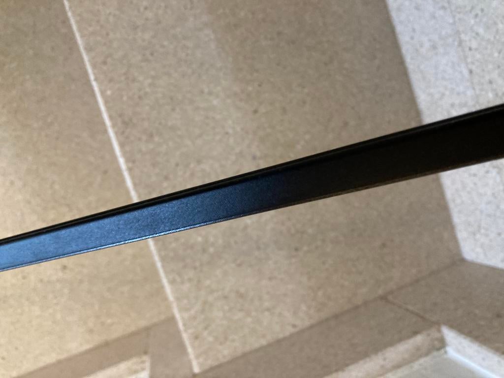 Gecoat mat zwart schluter 3m profiel 2 stuks, Bricolage & Construction, Dalles & Carrelages, 60 cm ou plus, Enlèvement, Autres matériaux