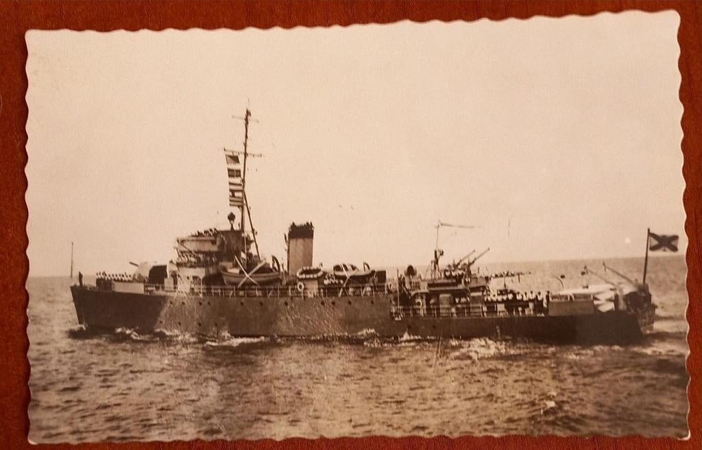 Ancienne carte postale avec sceau des années 1950, Enlèvement, Comme neuf