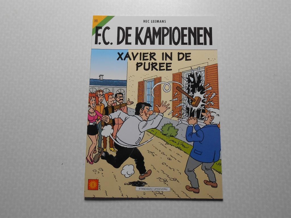 F.C. De kampioenen 11 Xavier in de puree 2000 1ste druk., Eén stripboek, Nieuw, Hec Leemans, Ophalen of Verzenden