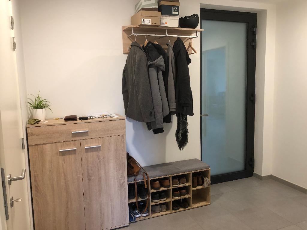 Vestiaire - schoenenkast, schoenenbank en kapstok, Ophalen, Gebruikt