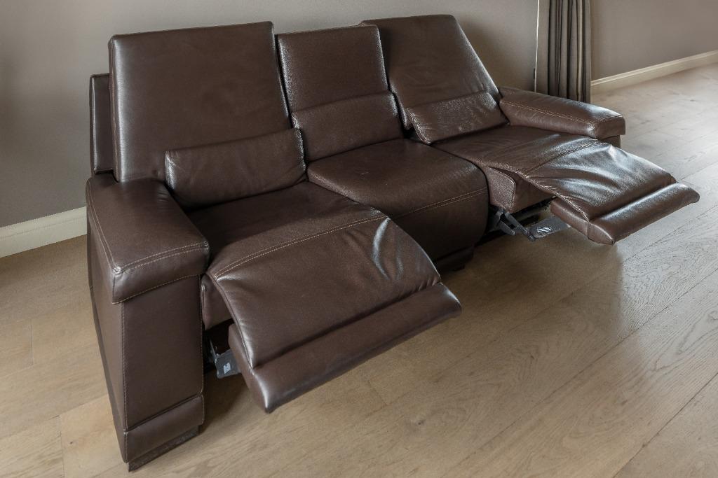 salon de cuir, Maison & Meubles, Enlèvement, Utilisé, 150 cm ou plus, Cuir